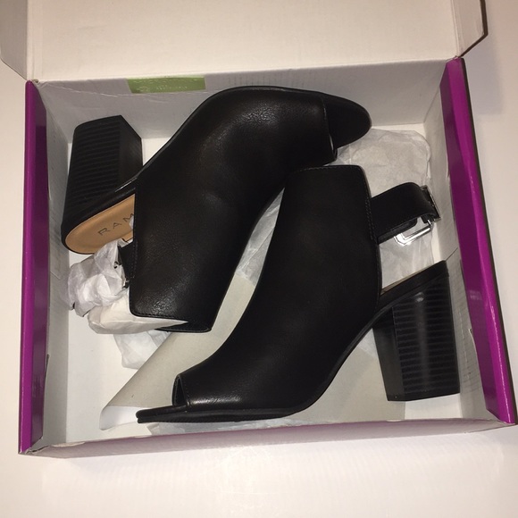 *SALE* Rampage Twixie Slingback Peep-Toe Boot - Picture 4 of 4